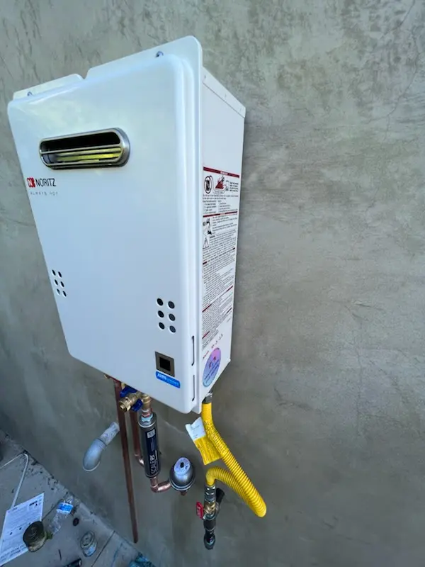 Tankless water heater installation for Lillibridge homes