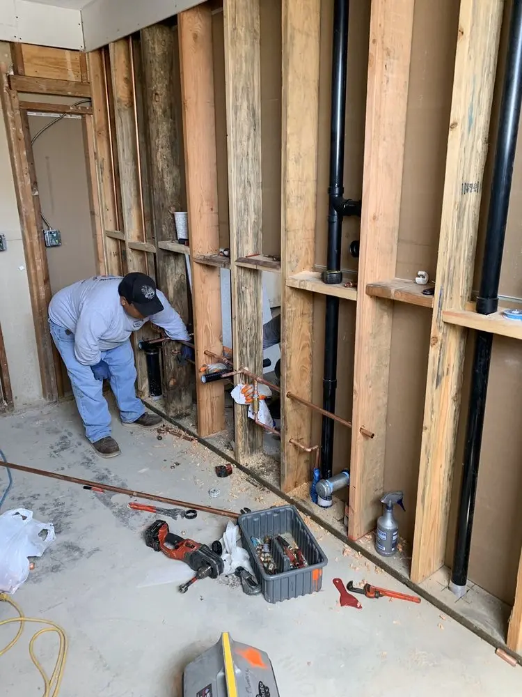 Commercial rough-in plumbing for Commercial Plumbing in Lillibridge